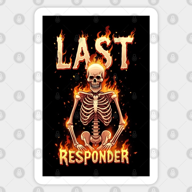 Last Responder 'Dark Humor' Sticker by MakerMind8.2